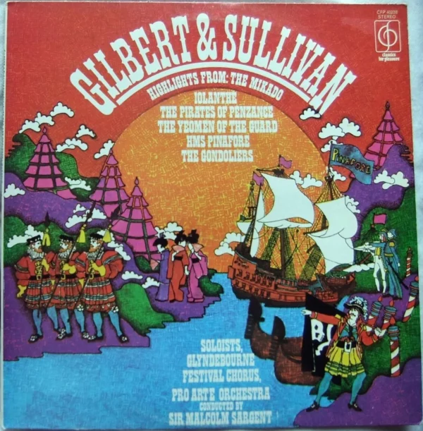 Gilbert & Sullivan - Highlights From The Mikado Various 1958 Records Top-quality