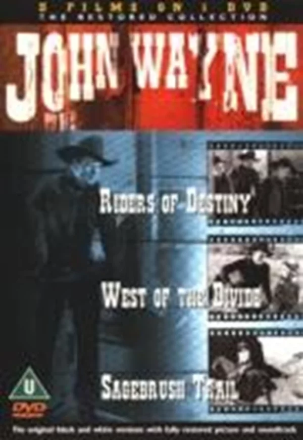 Riders Of Destiny/West Of The Divide/Sagebrush Trail John Wayne 2002 New DVD