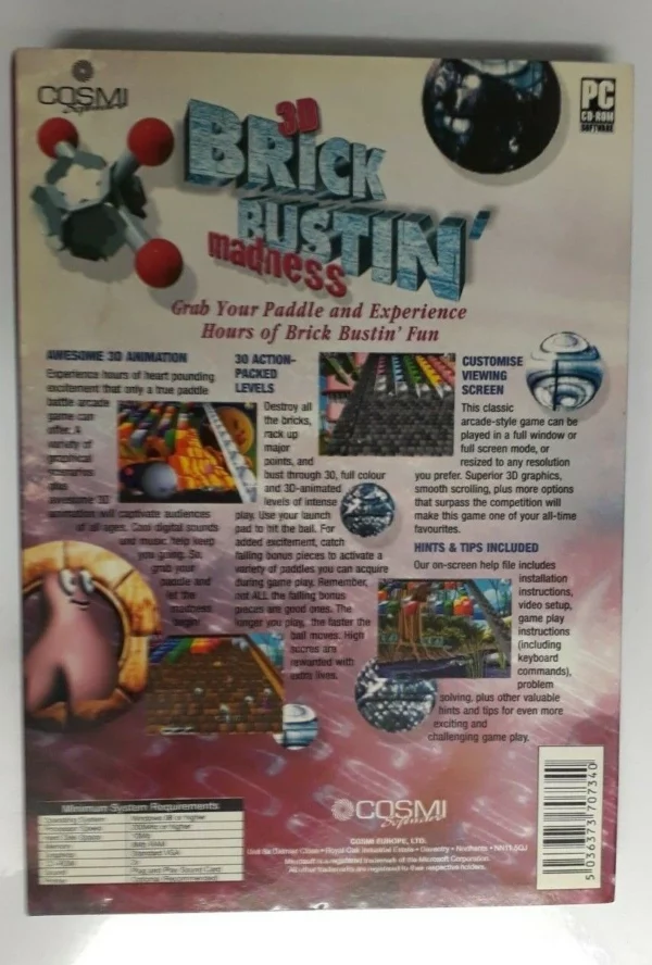 3D Brick Bustin' Madness windows 95 Top-quality Free UK shipping