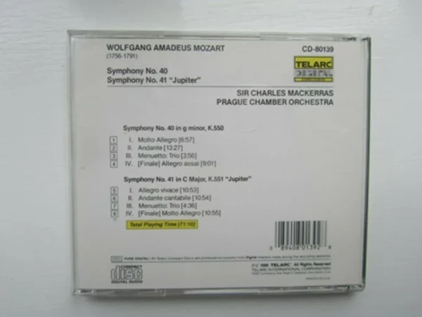 Mozart: Symphonies Nos. 40 & 41 Mozart 2008 CD Top-quality Free UK shipping