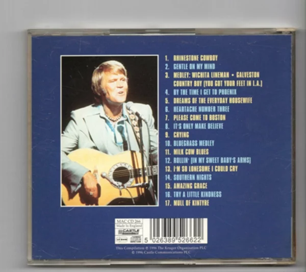 Galveston Glen Campbell 1996 CD Top-quality Free UK shipping