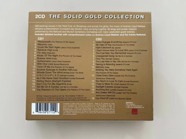 The Solid Gold Collection Andrew Lloyd Webber 2008 CD Top-quality