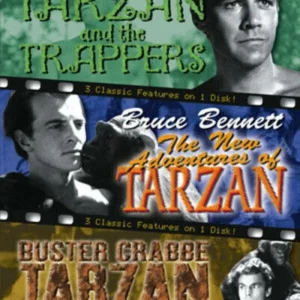 3 Classic Tarzan Films Of The Silver Screen Gordon Scott 2004 New DVD