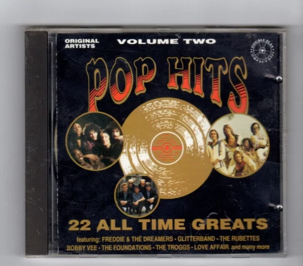 Pop Hits, 22 All Time Greats Various 1993 CD Top-quality Free UK shipping