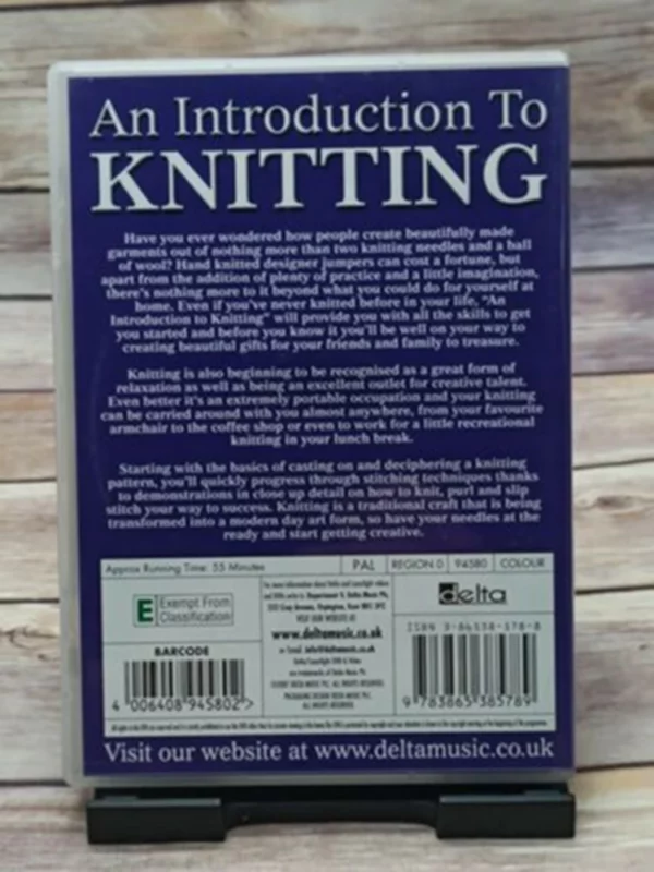 Introduction to Knitting 2007 DVD Top-quality Free UK shipping