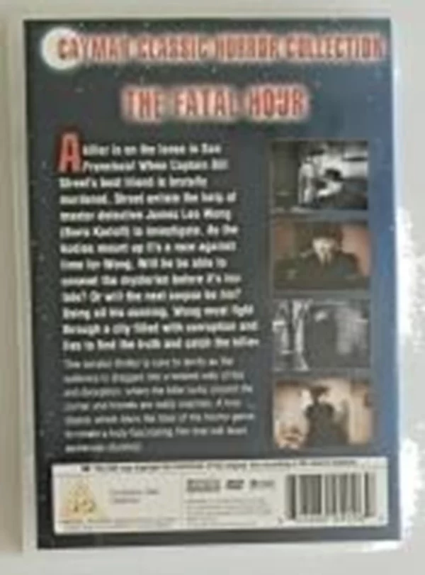 The Fatal Hour Boris Karloff DVD Top-quality Free UK shipping