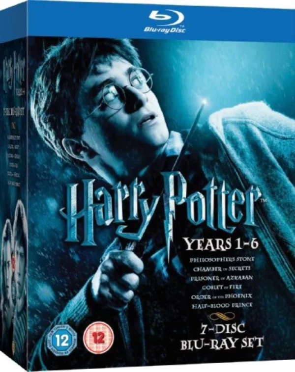 Harry Potter 1-6 Brendan Gleeson 2009 Blu-ray Top-quality Free UK shipping