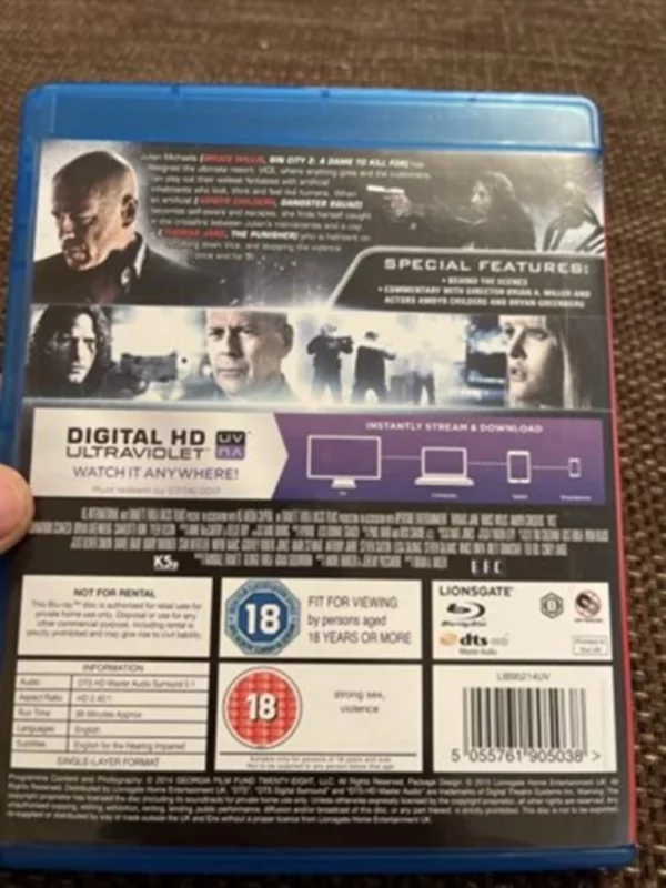 Vice Bruce Willis 2015 New Blu-ray Top-quality Free UK shipping