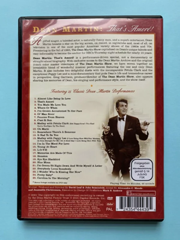 Dean Martin: That's Amore 2005 DVD Top-quality Free UK shipping