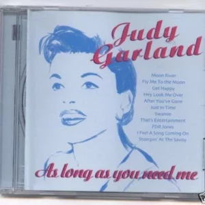 As Long As You Need Me Judy Garland 2001 CD Top-quality Free UK shipping