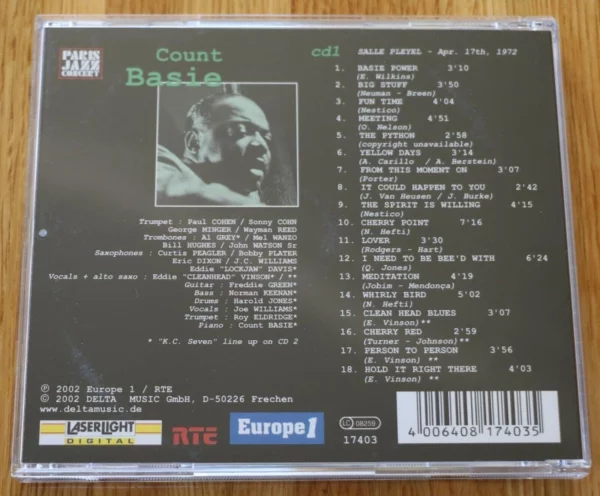 Count Basie Count Basie 2002 CD Top-quality Free UK shipping