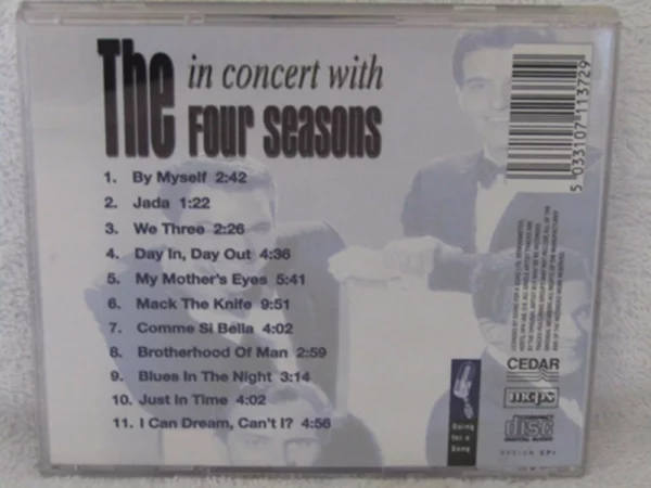 In Concert with The Four Seasons The Four Seasons 2000 CD Top-quality