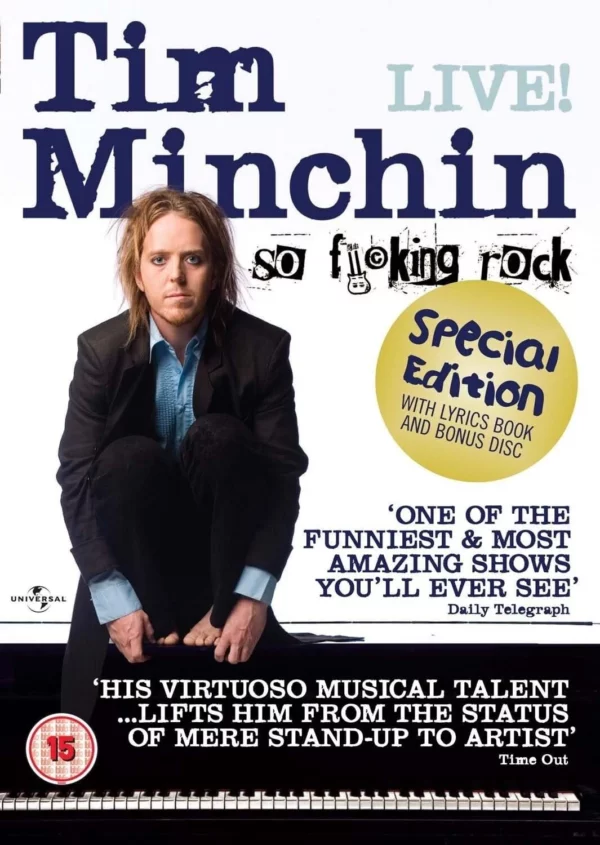 So F**king Rock LIVE! Tim Minchin 2008 DVD Top-quality Free UK shipping