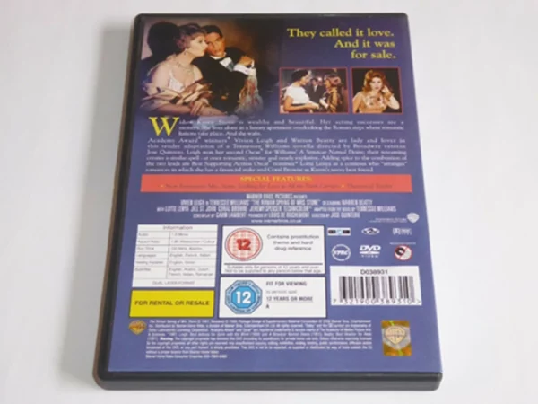 The Roman Spring of Mrs Stone Warren Beatty 1961 DVD Top-quality