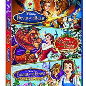 Beauty and the Beast: 3 Movie Collection Paige O'Hara 2011 DVD Top-quality