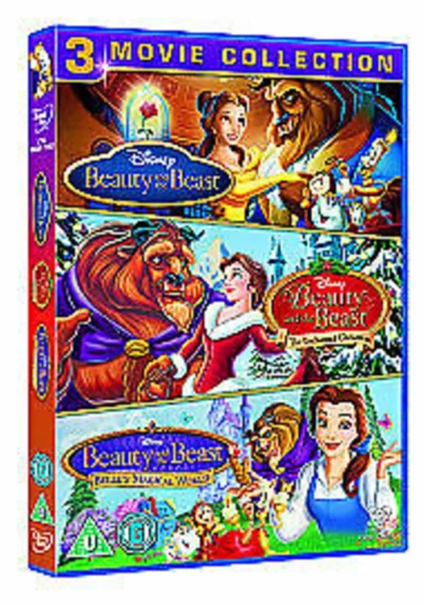 Beauty and the Beast: 3 Movie Collection Paige O'Hara 2011 DVD Top-quality