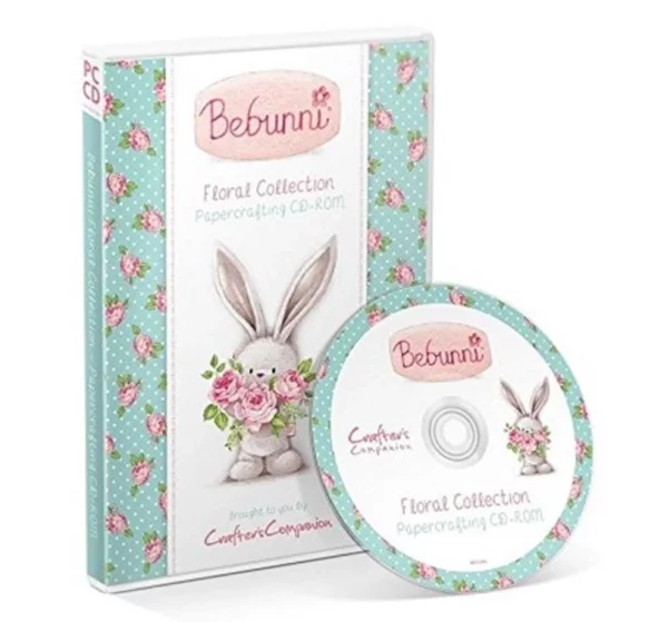 Crafters Companion Bebunni Floral Papercrafting 2014 CD Top-quality