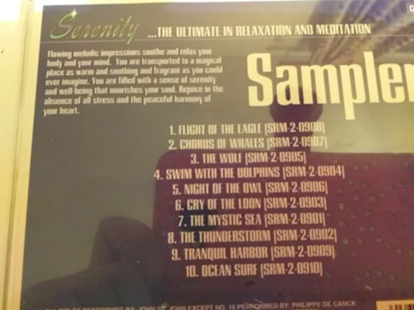 Serenity Sampler Various 1997 CD Top-quality Free UK shipping