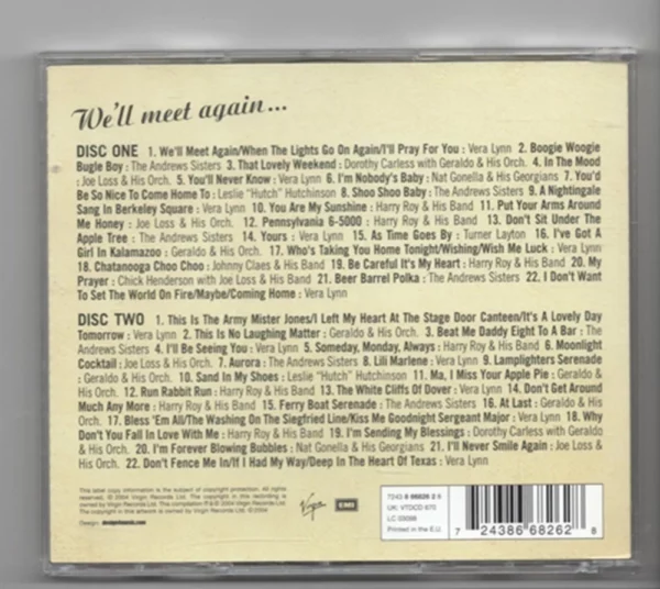 We'll Meet Again...Classic World War II Memories Various Artists 2004 CD