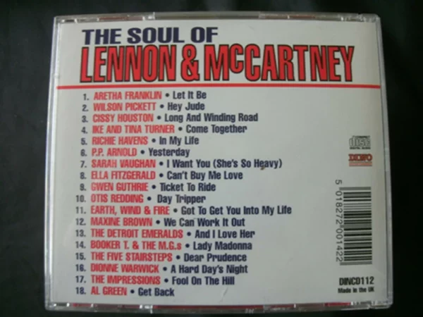 The Soul Of Lennon & McCartney Various Artists 1995 CD Top-quality