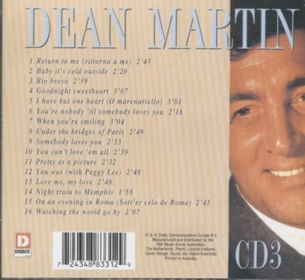 Martin, Dean - Memories Are Made Of This CD3 Dean Martin 1997 CD Top-quality