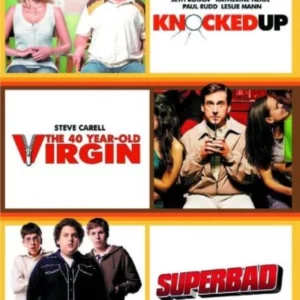 Knocked Up / Superbad / The 40 Year-Old Virgin Paul Rudd 2008 DVD Top-quality