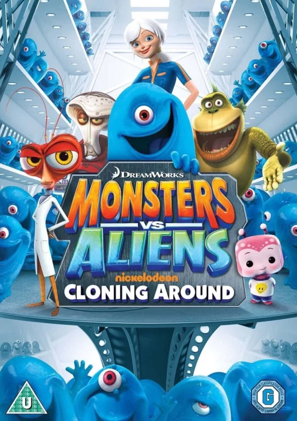 Monsters vs Aliens: Cloning Around Monsters 2014 DVD Top-quality