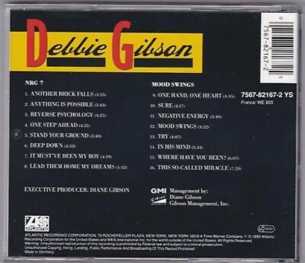 Anything Is Possible Debbie Gibson 1990 CD Top-quality Free UK shipping