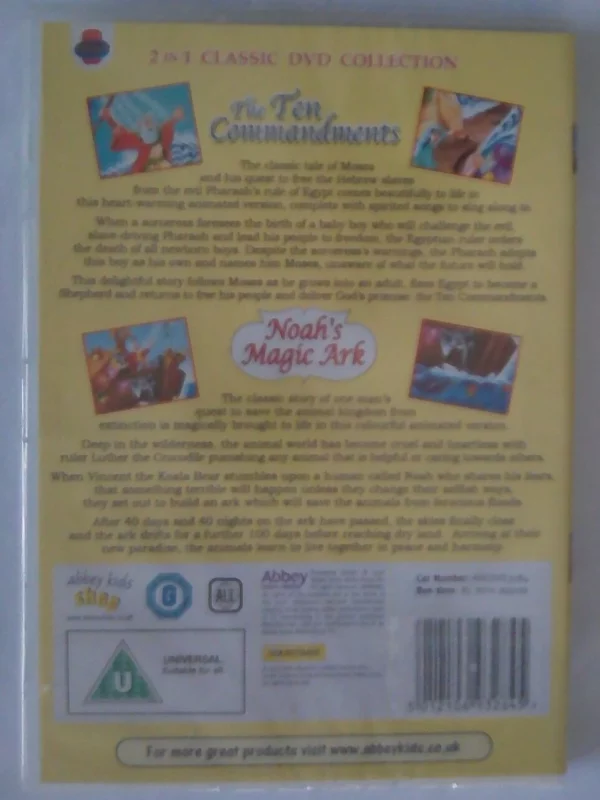 The Ten Commandments and Noah's Magic Ark: Brand New & Sealed 2005 DVD