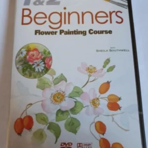 Beginners Flower Painting Course 1 & 2 2006 DVD Top-quality Free UK shipping