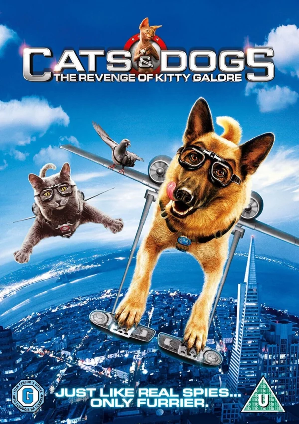 Cats & Dogs: The Revenge of Kitty Galore Chris O'Donnell 2010 DVD Top-quality