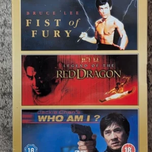 Fist Of Fury / Legend Of The Red Dragon / Who Am I? Bruce Lee 2010 New DVD