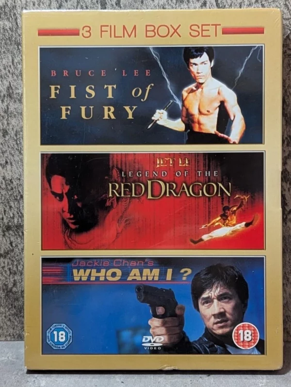 Fist Of Fury / Legend Of The Red Dragon / Who Am I? Bruce Lee 2010 New DVD