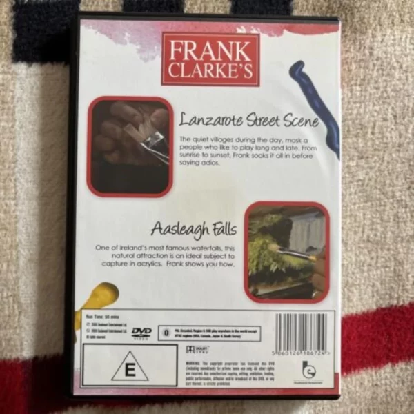 Lanzarote street scene / Aasleagh falls Frank Clarke 2006 DVD Top-quality