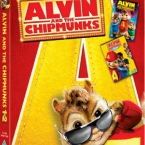 Double Pack : Alvin and the Chipmunks 1 and 2 Jason Lee 2010 DVD Top-quality