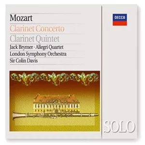 Clarinet Concerto / Clarinet Quintet Mozart, Jack Brymer 1994 CD Top-quality