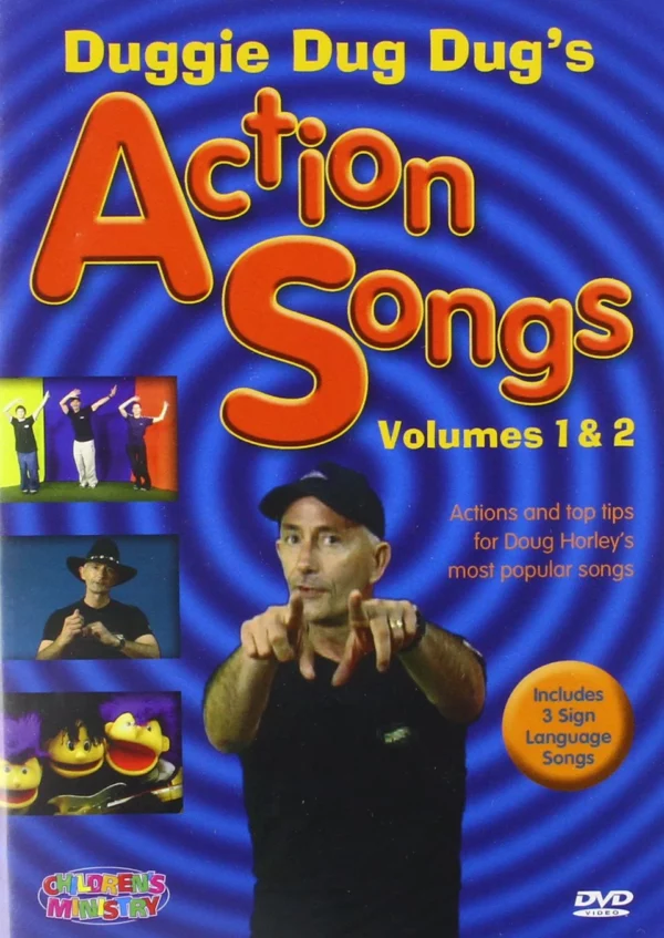 Duggie Dug Dug's Action Songs Vol 1 2013 DVD Top-quality Free UK shipping