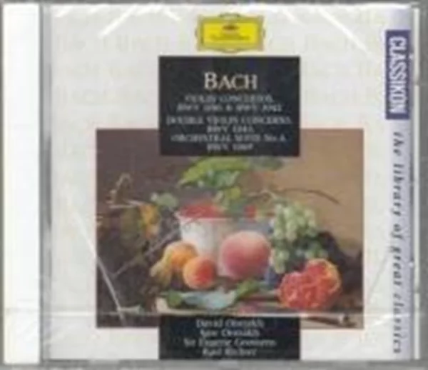 Violin Concertos No.1 BWV 1041; No.2 BWV 1042; No.3 BWV 1043 Bach 1996 CD