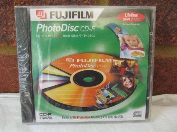 FUJIFILM PHOTO DISC CD-R 700MB New CD Top-quality Free UK shipping