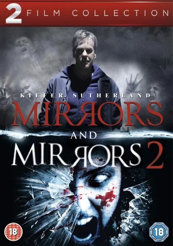 Mirrors / Mirrors 2 Double Pack Kiefer Sutherland 2013 DVD Top-quality