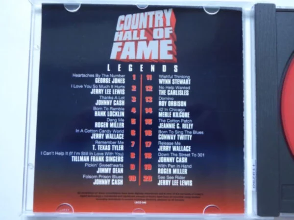 Country Hall Of Fame various 1993 CD Top-quality Free UK shipping