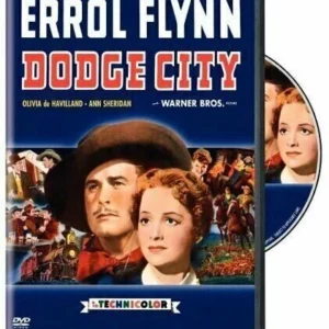 Dodge City Errol Flynn 1939 New DVD Top-quality Free UK shipping