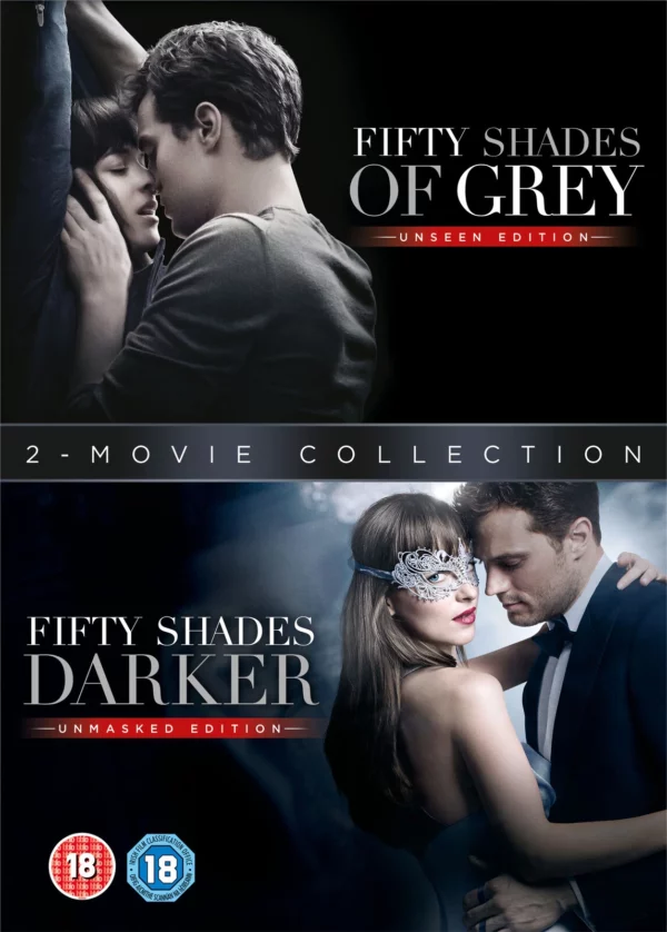 Fifty Shades Darker / Fifty Shades of Grey Jamie Dornan 2017 DVD Top-quality