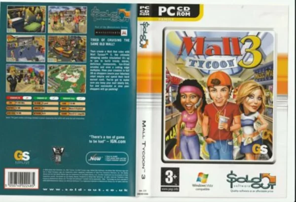 Mall Tycoon 3 Windows XP, 2000 2006 Top-quality Free UK shipping