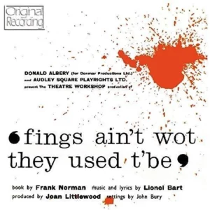 Fings Ain't Wot They Used T'be Original London Cast 2011 CD Top-quality