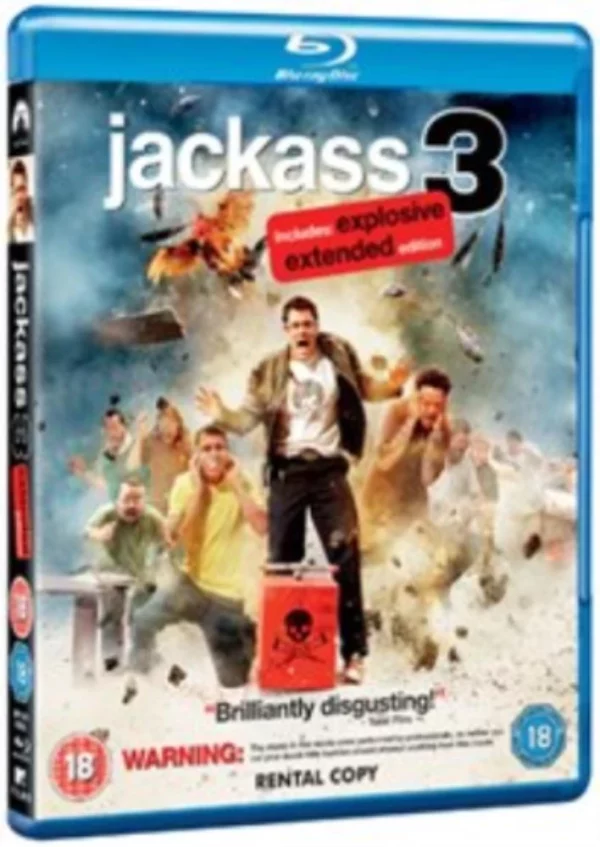 Jackass 3 Johnny Knoxville 2010 New Blu-ray Top-quality Free UK shipping