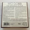 The Singing Actor Tito Gobbi CD Top-quality Free UK shipping