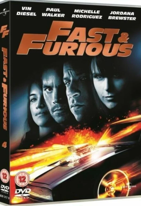 Fast & Furious Paul walker 2011 DVD Top-quality Free UK shipping