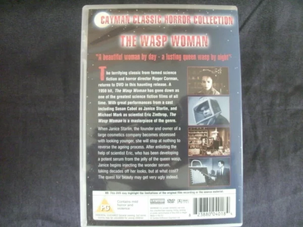 The Wasp Woman Susan Cabot DVD Top-quality Free UK shipping