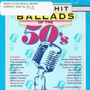 Great Hit Ballads Of The Fifties Various CD Top-quality Free UK shipping